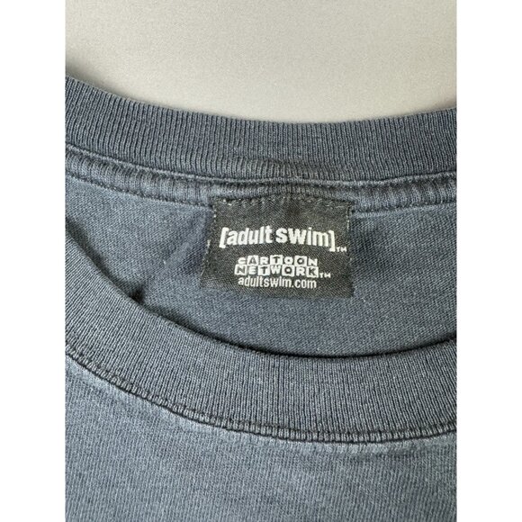 Rare Vintage Y2K Aqua Teen Hunger Force Cartoon Network Adult Swim Black Promo - Picture 4 of 7